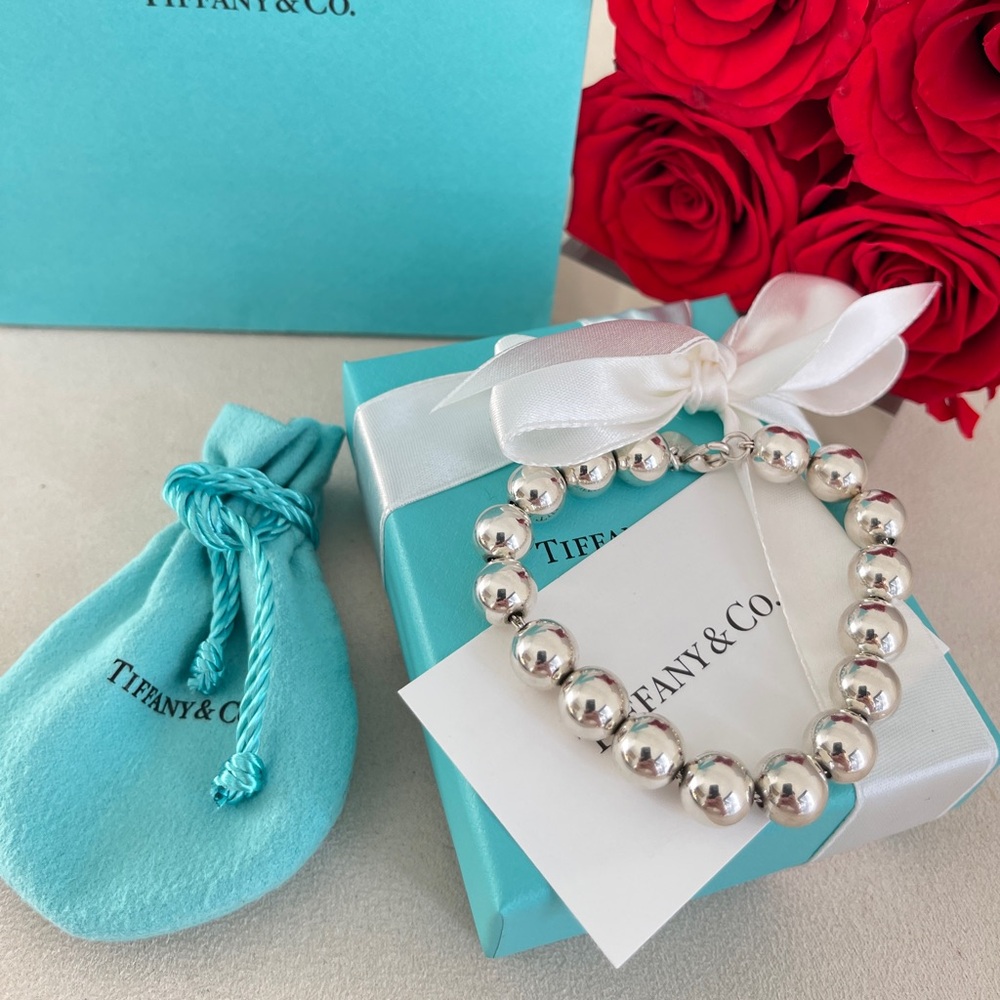 Tiffany Hardwear Ball Bracelet in Silver size 7” NEW $750 in Tiffany Blue Box - Picture 9 of 16